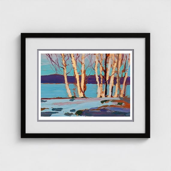 Tom Thomson, Birches Spring 1917 | Giclee Fine Art Print | Canadian Heritage Art