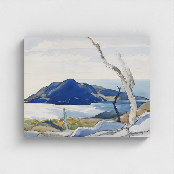 Franklin Carmichael Pic Island Art Print, Lake Superior | Group of Seven Wilderness Art