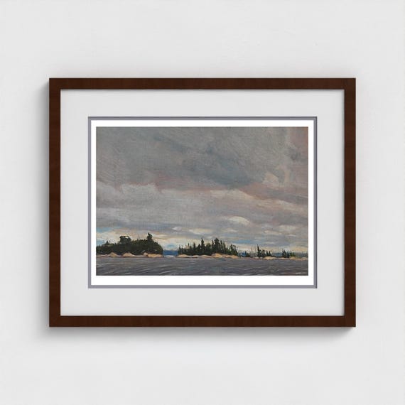 Tom Thomson Grey Day North Giclee Print, Canadian Heritage Art (c1912)