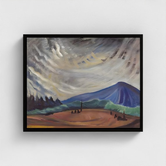 Emily Carr, Landscape and Sky 1931 | Canadian Heritage Art Canvas Framed and unframed