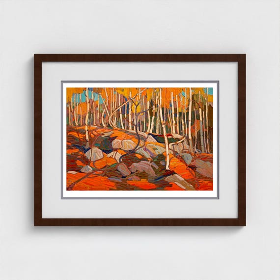 Tom Thomson, The Birch Grove Autumn | Giclee Fine Art Print | Canadian Heritage Art