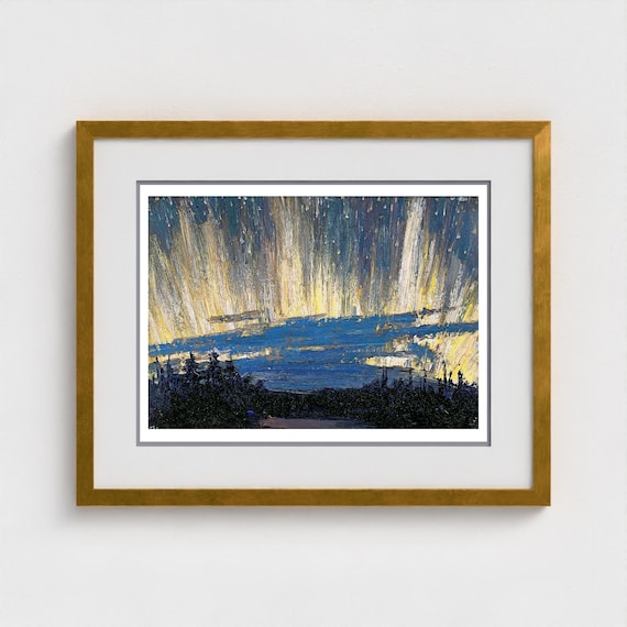 Tom Thomson, Northern Lights 1916   | Giclee Fine Art Print | Canadian Heritage Art