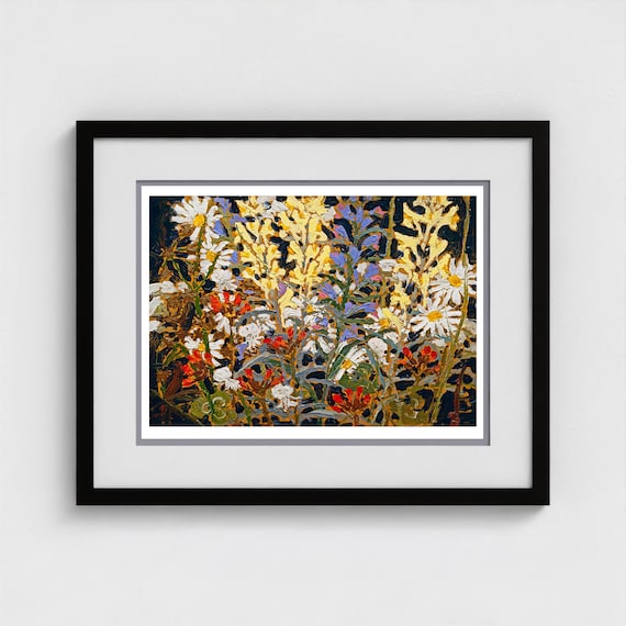 Tom Thomson – Wildflowers (1915) | Group of Seven Canadian Botanical Print | Algonquin Park