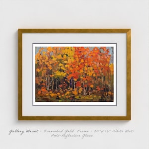 Tom Thomson - Autumn Woods | Group of Seven Art | Forest Interior Autumn | Canadian Woodland Heritage