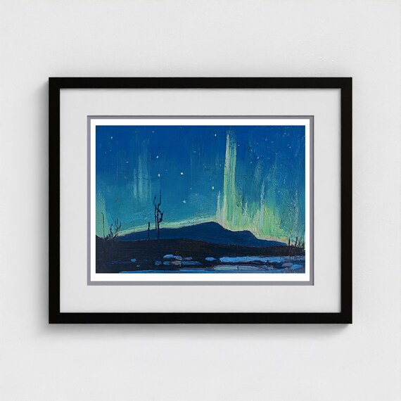 Tom Thomson, Northern Lights 1917  | Giclee Fine Art Print | Canadian Heritage Art