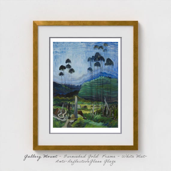 Emily Carr Trees in the Sky Print: Canadian Living  Forest Art