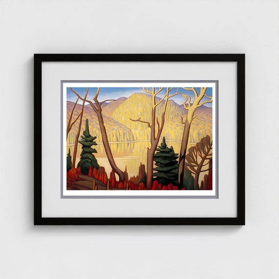 Lawren Harris – Lake in Algoma (c.1925) | Group of Seven Canadian Landscape Print
