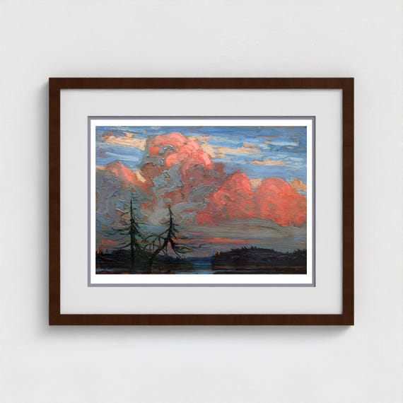Tom Thomson, Sunset Algonquin Park (1914) | Giclee Fine Art Print | Canadian Heritage Art