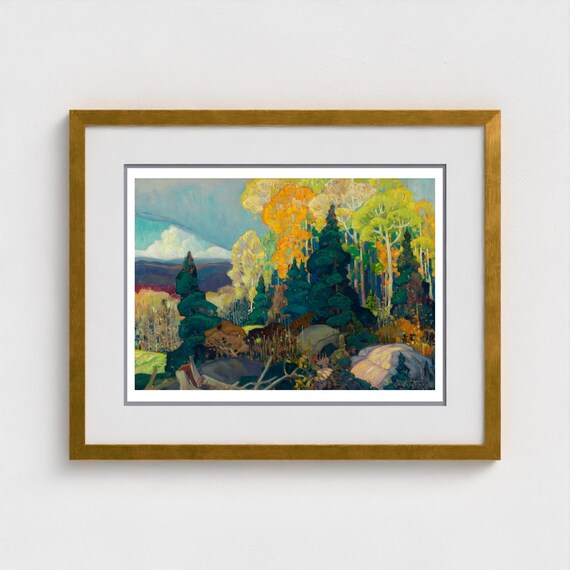 Franklin Carmichael, Autumn Hillside  | Giclée Fine Art Print | Canadian Heritage Art