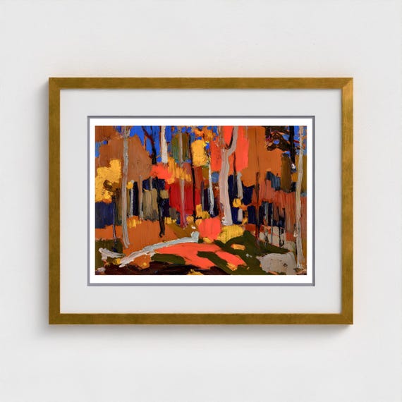 Tom Thomson Autumn Colour 1915 | Vintage Giclee Fine Art Print | Canadian Heritage Art