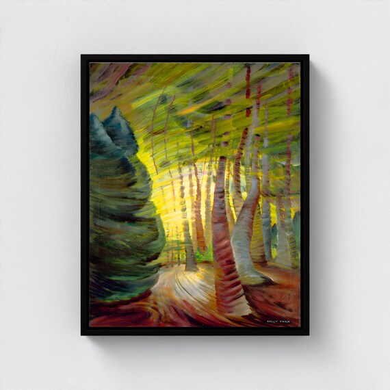 Emily Carr, Sombreness Sunlit 1933-39 | Canadian Heritage Art Canvas Framed and unframed