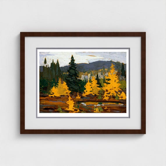 Tom Thomson, Tamaracks, (Fall 1915) | Giclee Fine Art Print | Canadian Heritage Art