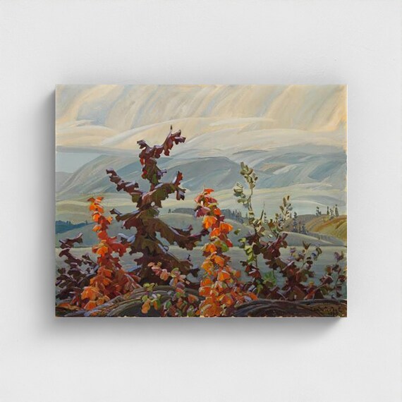 Franklin Carmichael Scrub Oaks Maples  | Canadan Group of Seven Vintage Art