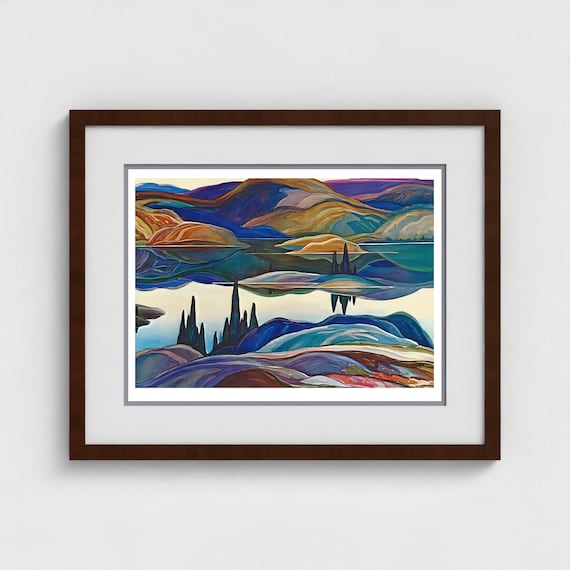 Franklin Carmichael, Mirror Lake | Giclée Fine Art Print | Canadian Heritage Art