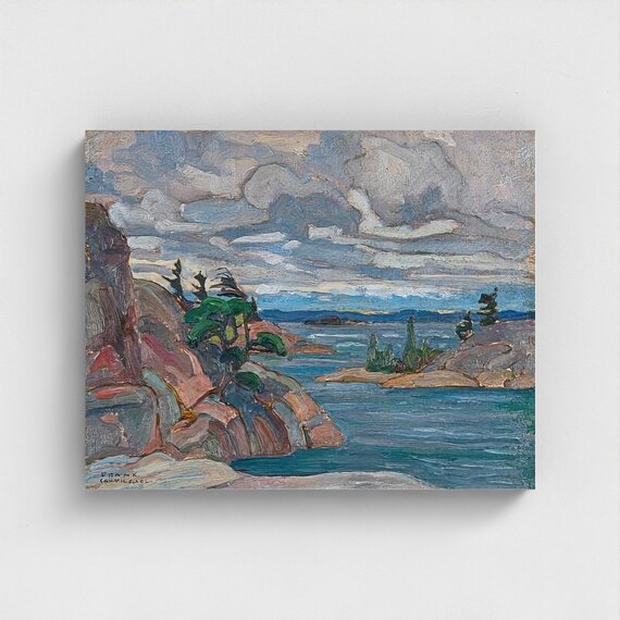 Franklin Carmichael Grey Day 1916  | Canadian Group of Seven Wilderness Art | Algonquin Park