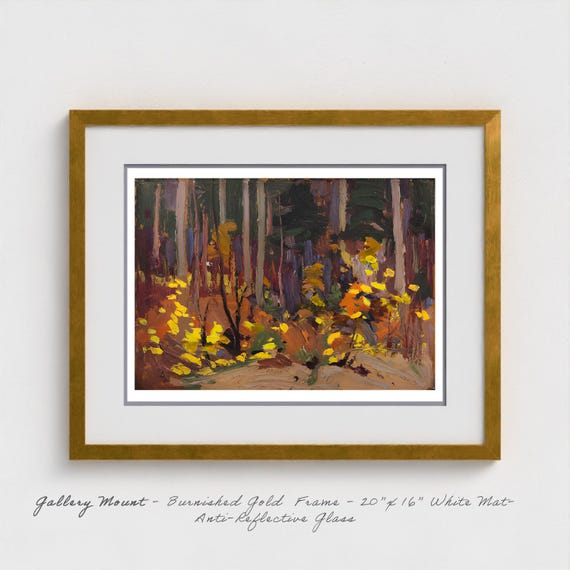 Tom Thomson - Dappled Thicket 1916 Canadian Forest Light Art Print