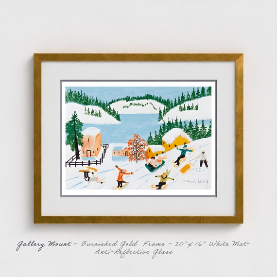 Maud Lewis Winter Print | Nova Scotia Folk Art