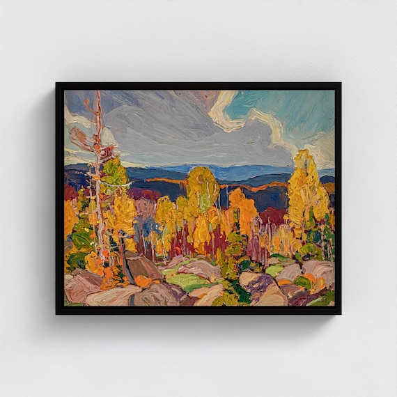 Franklin Carmichael Autumn, Orillia 1926 | Canadian Group of Seven Wilderness Art | Algonquin Park