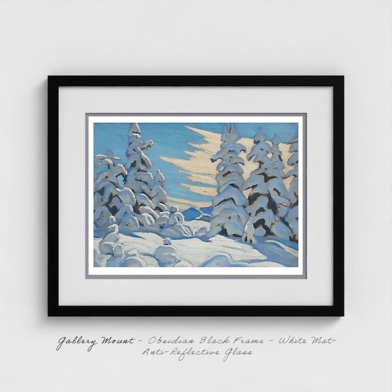 Lawren Harris Trees and Snow 1924  | Group of Seven