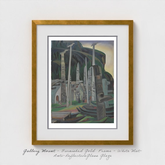 Emily Carr "Heina 1928" Print: Indigenous Village Art, Theosophical Synthesis