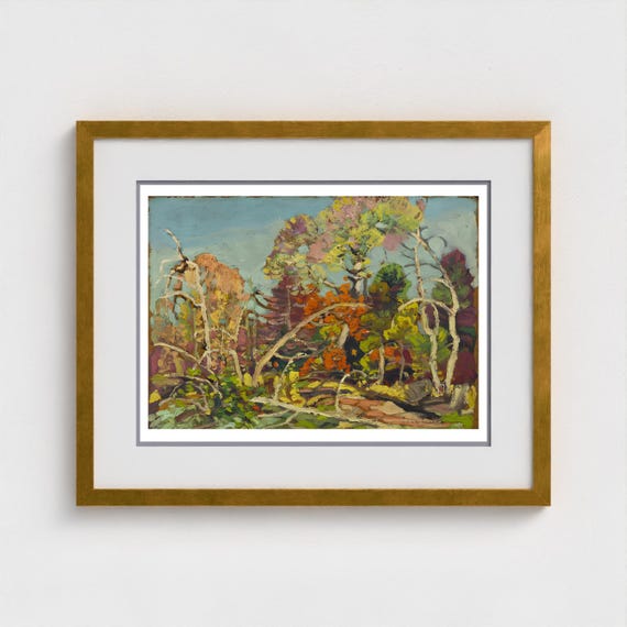 Franklin Carmichael, A Tangle 1920 | Giclée Fine Art Print | Canadian Heritage Art