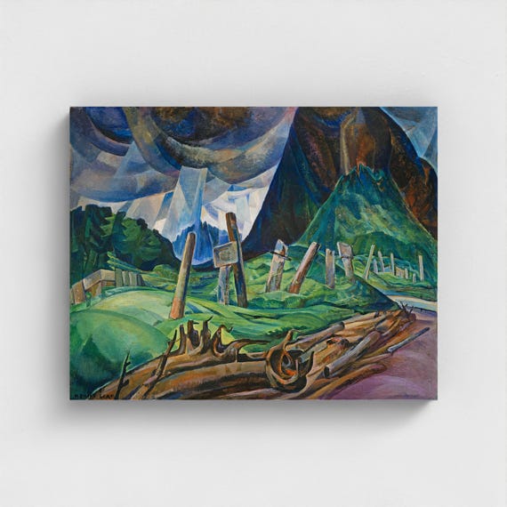 Emily Carr, Vanquished 1930 | Canadian Heritage Art Canvas Framed and unframed