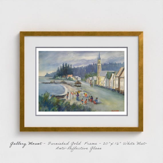Emily Carr - Sechelt 1906 Canadian West Coast Indigenous Village Heritage Art Print Gift