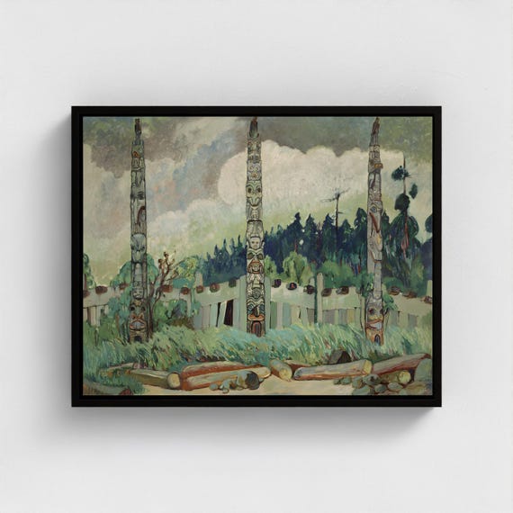 Emily Carr, Tanoo | Canadian Heritage Art Canvas Framed and unframed