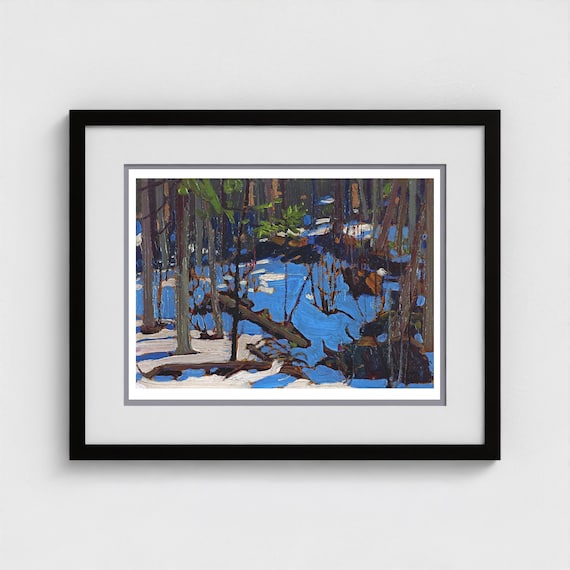 Tom Thomson, Winter in the Woods, 1916   | Giclee Fine Art Print | Canadian Heritage Art
