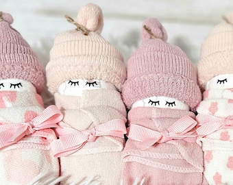 Baby Girl Diaper Babies 4 Pack Baby Shower Gift Infant Diaper Cake Decor Useful Baby Gift Baby Shower Decor Baby Shower Favors Bestseller