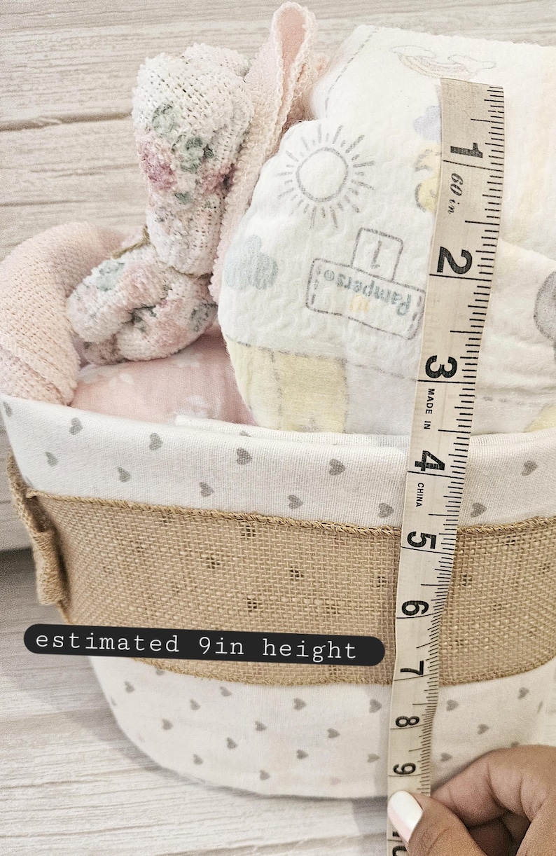 Baby Girl Gift MINI SMALL Carriage Stroller Diaper Cake: Shower Gift, Pampers, Bib image 6