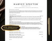 ATS Resume Template | Professional Minimalist Corporate CV (Word, Google Docs, Pages)