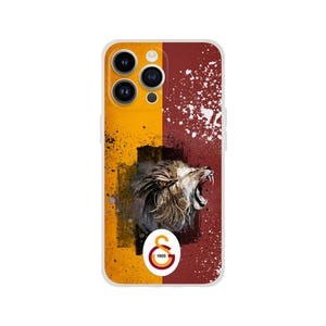 Galatasaray Fan Art Flexi Case | Gift for Galatasaray Fans | Hediye