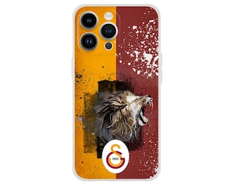 Galatasaray Fan Art Flexi Case | Gift for Galatasaray Fans | Hediye