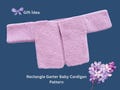Easy Baby Cardigan Knitting Pattern | Sideways Garter Stitch Sweater | Sizes 0\u20133 Years | Seamless Body | Beginner PDF Pattern- Knitting product logo