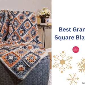 Crochet Sunburst Granny Square Blanket | Easy to Make Best Granny Square Blanket | Diy Baby Granny Square | Blanket DIGITAL DOWNLOAD