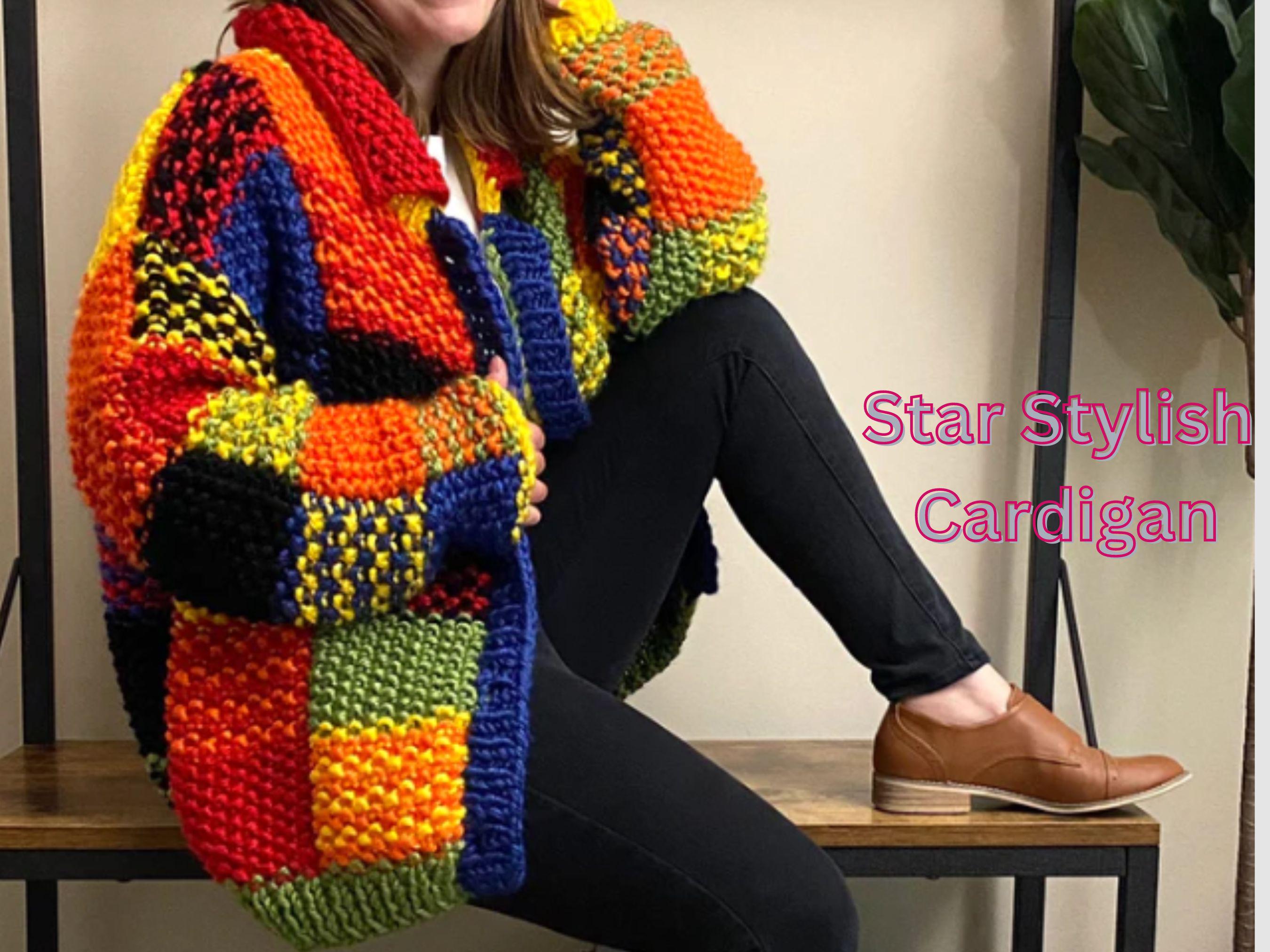 Star Cardigan - Etsy