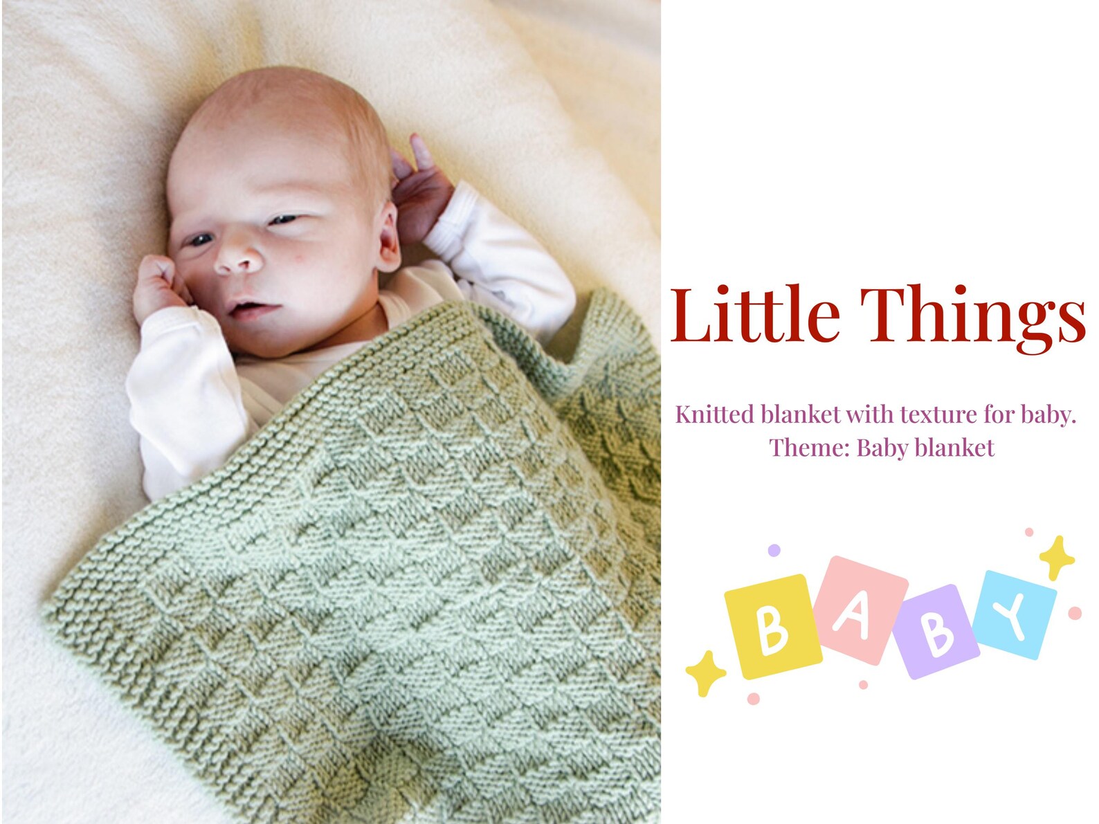 Very Easy Chunky Baby Blanket Knitting Pattern- Knitted Blanket With ...