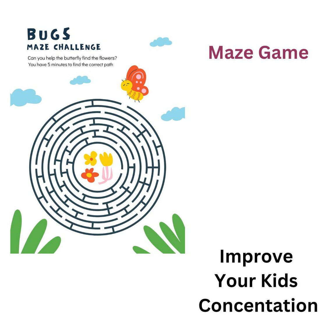 Maze Activity Book Maze Game Book Children Likes Maze Games Kids ...