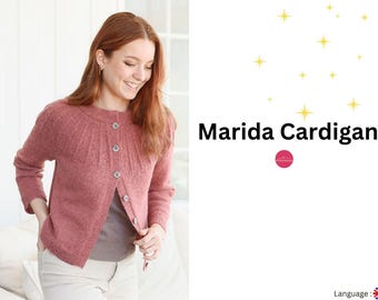 Cardigan the Marida- Knitted Marida Cardigan- Gift for her amazing Cardigan- Girls Cardigan jacket- Women winter wear cardi office and home