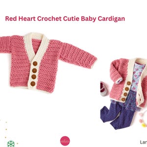 Crochet Pattern Baby Cardigan- Crdigan- Crochet Cutie Baby Cardigan -Baby Cardigan Crochet pattern- Baby Cardigan Crochet- Baby Cardigan