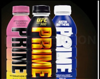 PRIME STRAWBERRY banana with UFC 300 - 2 bottles