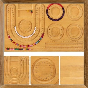 Mini planche en macramé Beadsmith™ 7,5 x 10,5 pouces pour bricolage, outil  de création de bijoux, perles, fournitures de bijoux Planche en macramé en  mousse auto-cicatrisante -  France