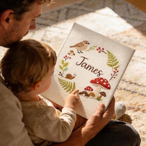 Personalisiertes Babyfotoalbum - Erinnerungsbuch, Babypartygeschenk