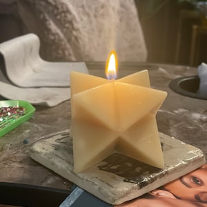 Merkaba candle