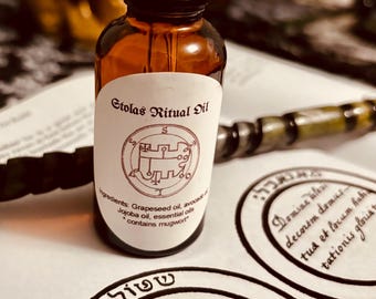 Stolas Ritual Oil – Prince of Wisdom, Astronomy & Herbs – Goetia Invocation