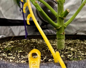 HempHooks — Urządzenie LST do doniczek materiałowych 9" + 6" | Hak kotwiący z przelotką | Patent w toku