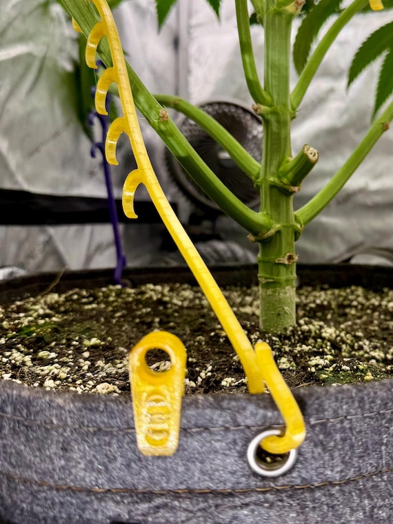 HempHooks — Fabric Pot LST Device 9" + 6"| Grommet Anchor Hook | Patent Pending