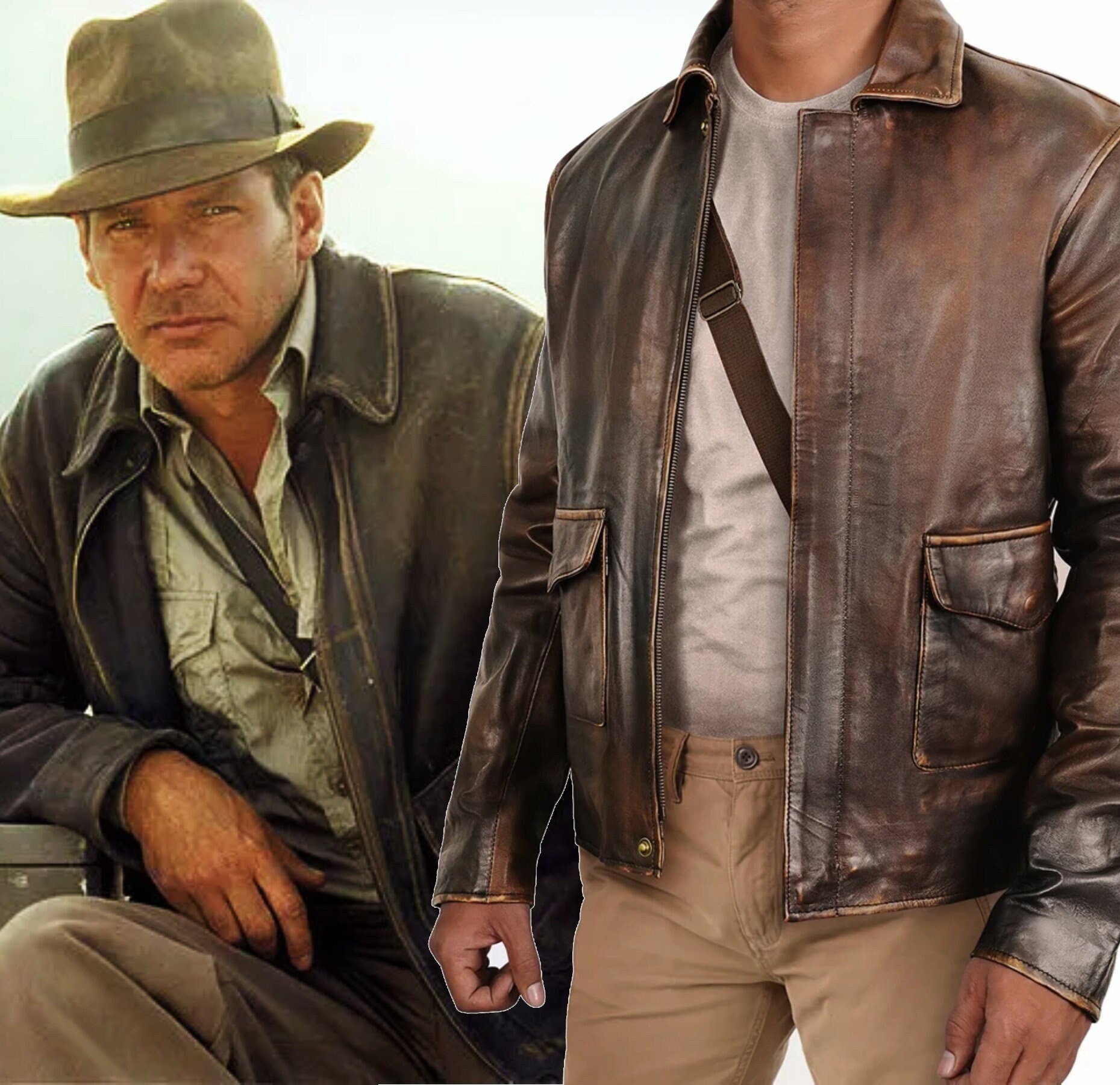 Authentic indiana jones jacket sale