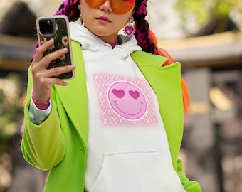 バレンタインデーのプレッピー レトロ パーカー | 美的スウェットシャツ | 彼女へのギフト